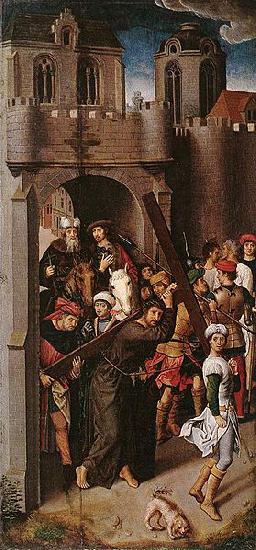 Hans Memling Carrying the Cross oil painting image